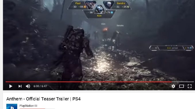 Anthem - Official Teaser Trailer PS4
