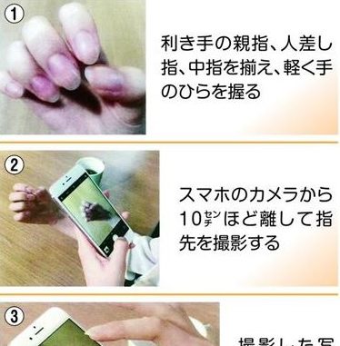 スマホ手荒れ